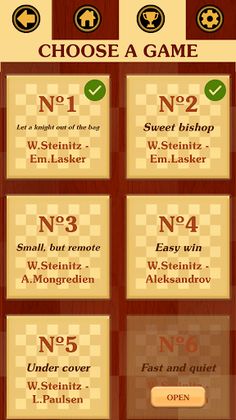 Chess legacy: Play like Steini - Screenshot 1