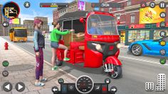 TukTuk Auto Rickshaw Taxi Game - Screenshot 2