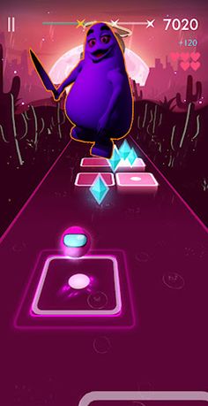 The Grimace Shake Tiles Hop - Screenshot 3