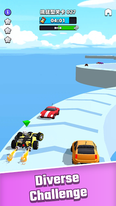 Merge Car Run - Evolution Race - Screenshot 2