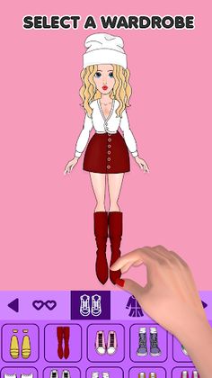 Fashion Paper Doll DIY Games - Screenshot 2