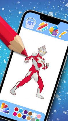 Ultraman Coloring Game - Screenshot 2