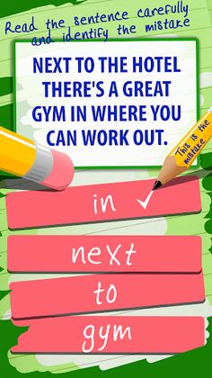 Find The Mistakes Grammar Quiz - Screenshot 4