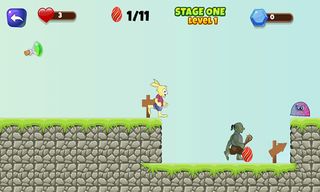 Easter Bunny: 2d platformer ga - Screenshot 3