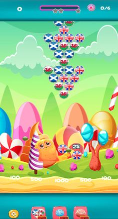Bubble Countries Game - Screenshot 1