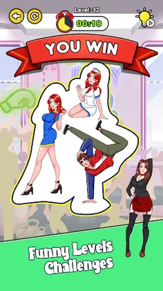 Pose Puzzle:Tricky Paper Doll - Screenshot 4
