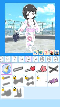 Avatar maker : girl anime cute - Screenshot 3