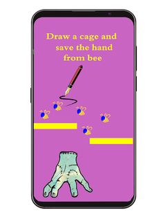 Save Wednesday Hand from bees - Screenshot 4