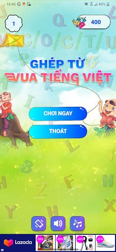 Vua Tiếng Việt - Ghép Câu Từ - Screenshot 1