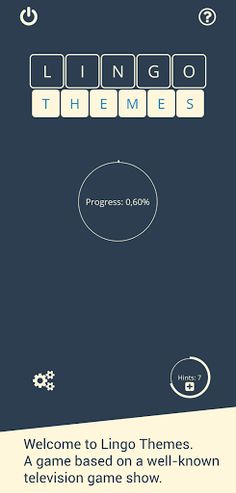 Lingo Themes. The word game - Screenshot 1