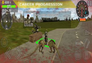 Motorcycle Driving: Dino Rush - Screenshot 3