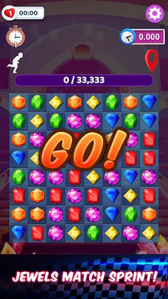 Jewels Match Sprint - Screenshot 1
