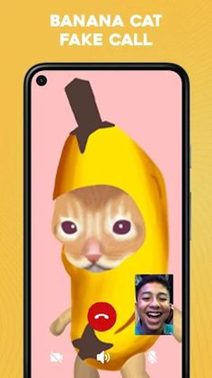 Banana Cat Fake Call Meme - Screenshot 4