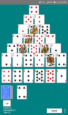 Pyramid Solitaire - Screenshot 2