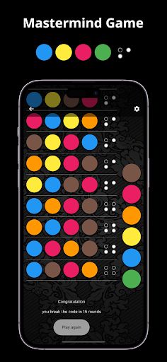 Mastermind Game : Puzzle Color - Screenshot 2