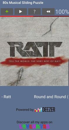 80s Musical Sliding Puzzle - Screenshot 4