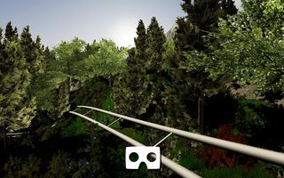VR Mountain RollerCoaster (Goo - Screenshot 2