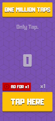 One Million Taps - Clicker - Screenshot 1