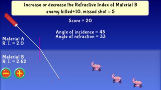 Reflection and refraction game - Screenshot 3