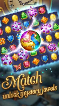 Jewel Mystery - Match 3 Story - Screenshot 1
