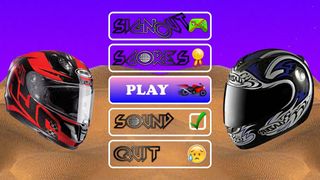 Motorcycle Racing in Desert - Screenshot 1