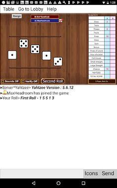 SHGYahtzee - Screenshot 4