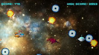 Space flappy jet hunter - Screenshot 2
