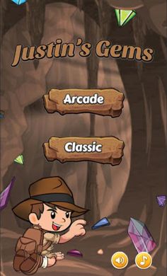 Justin's Gems: Match 3 Game - Screenshot 1