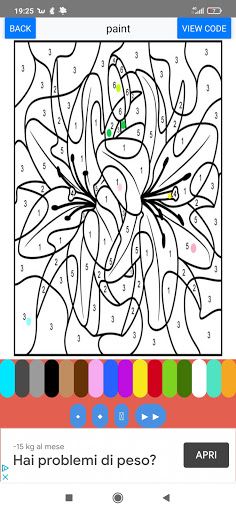 Color with numbers - Screenshot 1