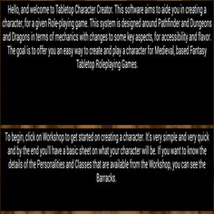 TableTopCharacterCreator - Screenshot 4