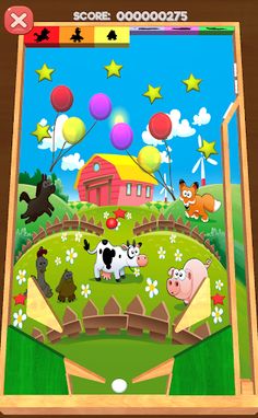 Kids Pinball: Soccer & Farm - Screenshot 1