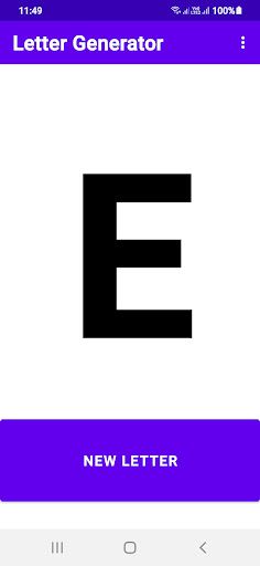 Letter Generator for Categorie - Screenshot 1