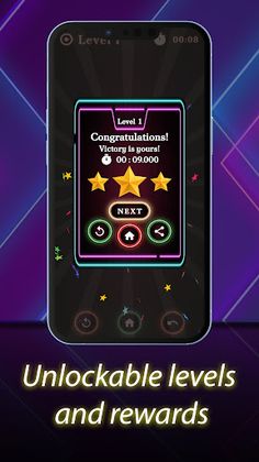 Neon Line One Touch - Screenshot 4