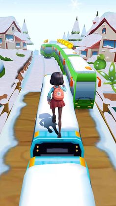 Railway 3D Surf - Screenshot 2