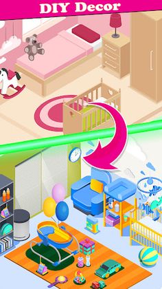 DIY Decor Home Makeover Games - Screenshot 1