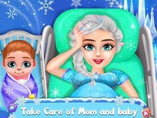 Ice Princess Mom and Baby Game - Screenshot 3