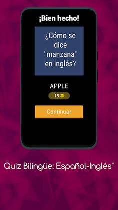 Quiz Bilingüe: Español-Inglés - Screenshot 2