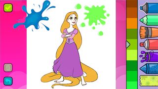 easy drawing with Rapunzel - Screenshot 2