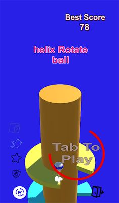 Helix Rotate ball - Screenshot 3