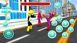 Spider Stickman Rope Hero War - Screenshot 3