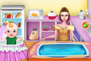 Baby Clothes Wash & Ironing - Screenshot 1