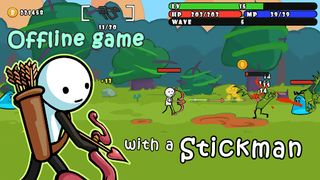 One Gun Stickman offline games - Screenshot 2