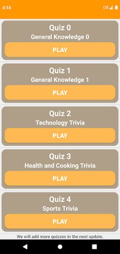 Trivia Questions - Screenshot 2