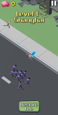 Zombie Crowd: City Runner War - Screenshot 3