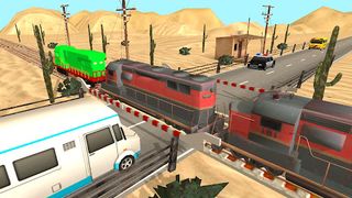 Train Road Crossy 3D Railroad - Screenshot 3