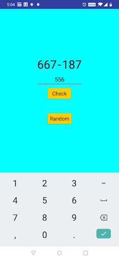 Math Quiz - Screenshot 2
