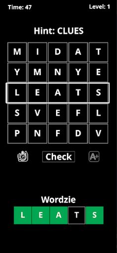 Wordzie - Screenshot 1