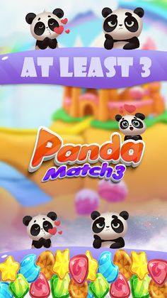 Sad Panda Match 3 - Screenshot 2