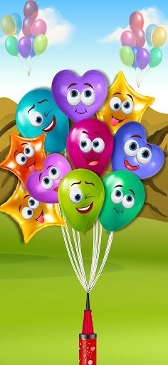 Kids Balloon Pop Games:Puff up - Screenshot 2