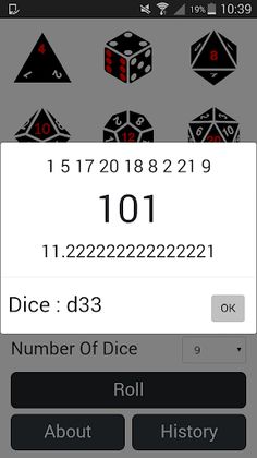 Simple Dice Roller - Screenshot 3